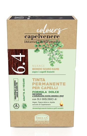 CAPELVENERE COLOURS TINTA CAPELLI 6,4N BIONDO SCURO RAME - Oltrefarma