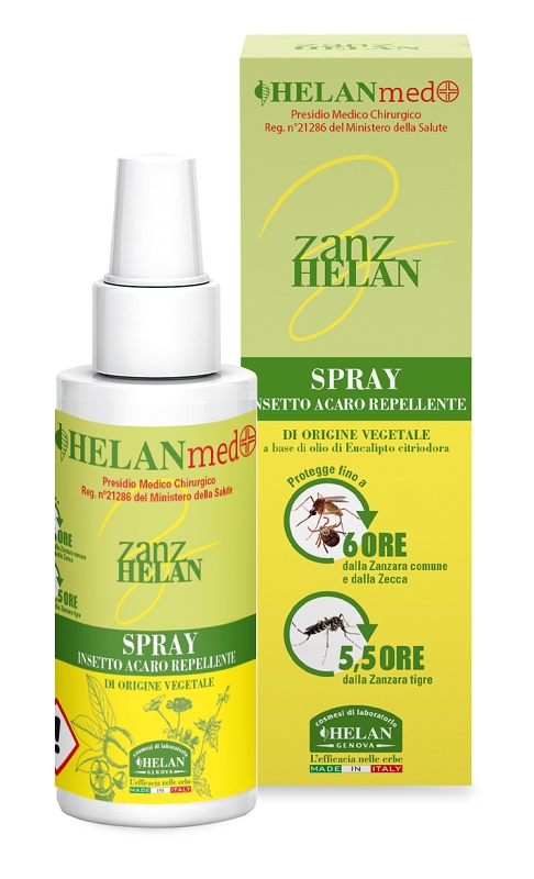 ZANZHELAN INSETTOREPELLENTE VEGETALE SPRAY ECOLOGICO 100 ML - Antica Farmacia Ferrari