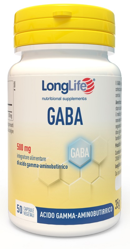 LONGLIFE GABA 500MG 50 CAPSULE - Oltrefarma