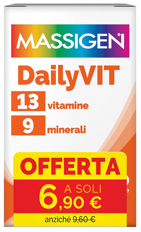 MASSIGEN DAILYVIT 30 COMPRESSE RIVESTITE 6,90 E - Oltrefarma