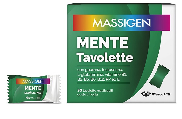 MASSIGEN MENTE 30 TAVOLETTE MASTICABILI - Oltrefarma