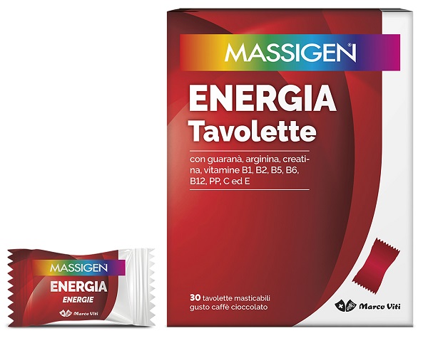 MASSIGEN ENERGIA 30 TAVOLETTE MASTICABILI - Oltrefarma