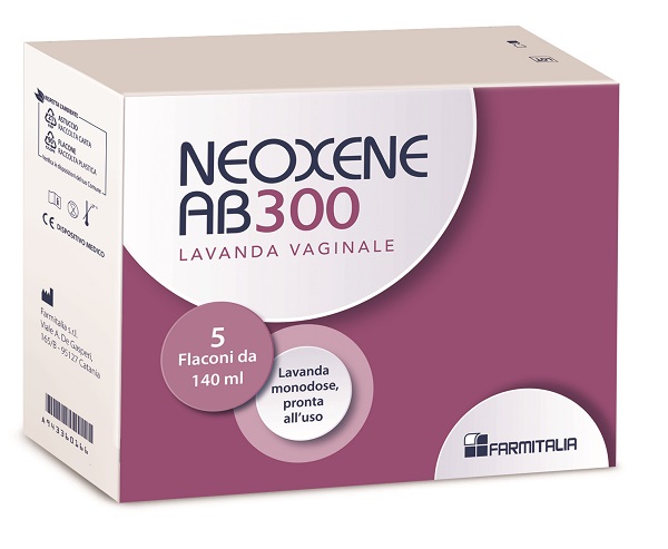 NEOXENE AB 300 LAVANDA VAGINALE 5 FLACONI DA 140 ML - Antica Farmacia Ferrari