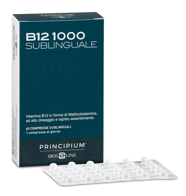 PRINCIPIUM B12 1000 60 COMPRESSE SUBLINGUALI - Antica Farmacia Ferrari