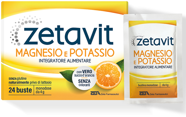 ZETAVIT MAGNESIO POTASSIO 24 BUSTINE DA 4 G - Oltrefarma