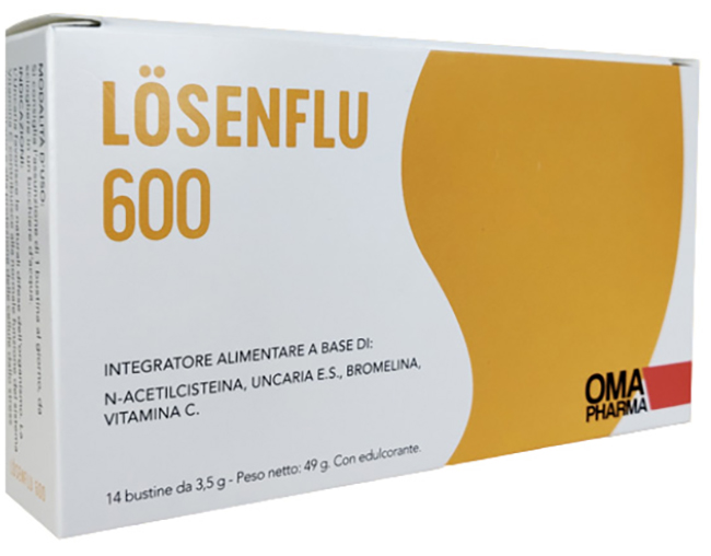 LOSENFLU 600MG 14 BUSTINE 3,5 G - Oltrefarma
