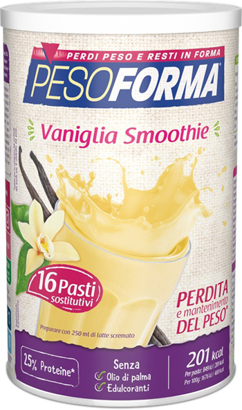 PESOFORMA VANIGLIA SMOOTHIE 436 G - Oltrefarma