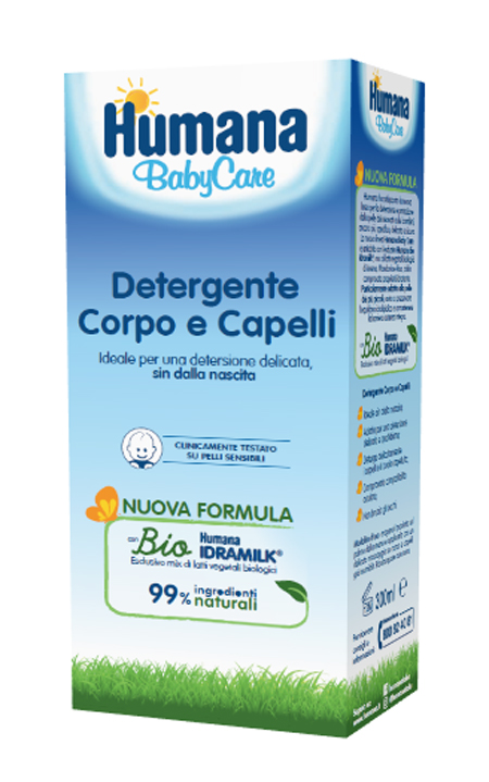 HUMANA BABY CARE DETERGENTE CORPO&CAPELLI 300 ML - Oltrefarma