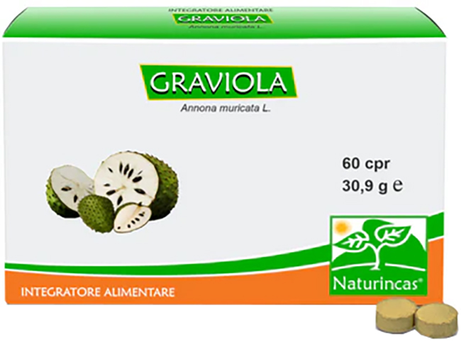 GRAVIOLA NATURINCAS 60 COMPRESSE - Oltrefarma