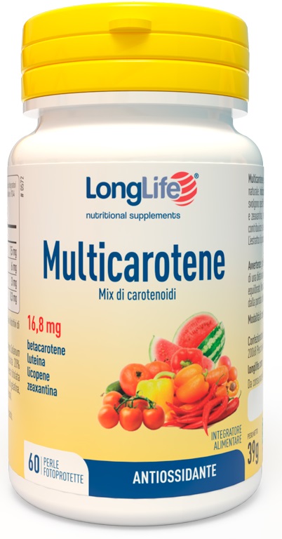 LONGLIFE MULTICAROTENE 60 PERLE - Oltrefarma