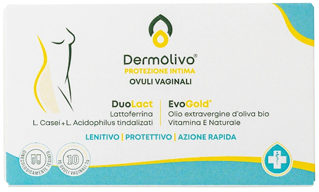 DERMOLIVO OVULI VAGINALI 10 PEZZI - Antica Farmacia Ferrari