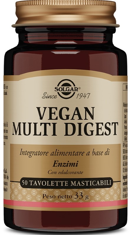 VEGAN MULTI DIGEST 50 TAVOLETTE MASTICABILI - Antica Farmacia Ferrari