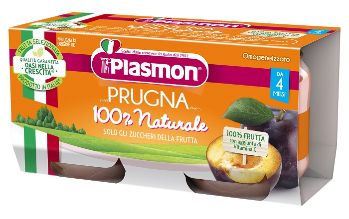 PLASMON OMOGENEIZZATO PRUGNA 2 X 80 G - Oltrefarma