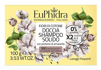 EUPHIDRA DOCCIA SHAMPOO SOLIDO FIORI DI COTONE 100 G - Oltrefarma