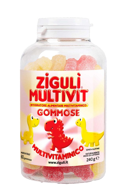 ZIGULI MULTIVIT FRAGOLA E BANANA 60 GOMMOSE - Antica Farmacia Ferrari