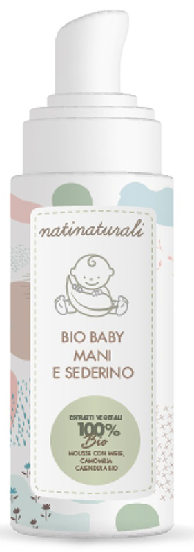 NATINATURALI BIO BABY MANI E SEDERINO MOUSSE 200 ML - Antica Farmacia Ferrari