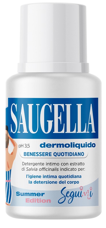 SAUGELLA DERMOLIQUIDO PH 3,5 BENESSERE QUOTIDIANO DETERGENTE INTIMO 100 ML - Oltrefarma