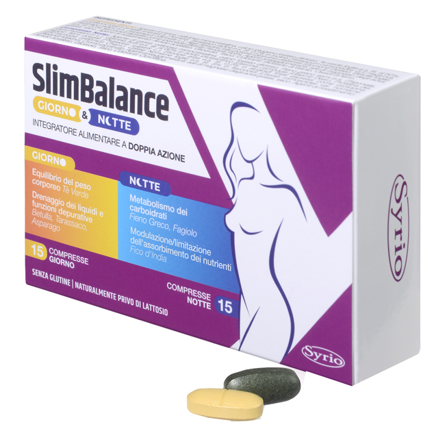 SLIM BALANCE GIORNO E NOTTE 15 COMPRESSE GIORNO 15 COMPRESSE NOTTE - Oltrefarma
