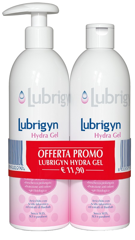LUBRIGYN HYDRA GEL DUO 400 ML + 400 ML - Oltrefarma