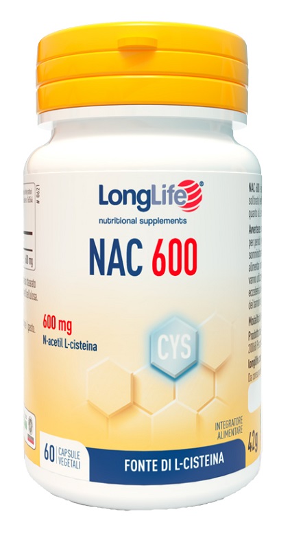 LONGLIFE NAC 600MG 60 CAPSULE - Antica Farmacia Ferrari