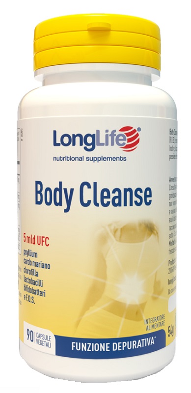 LONGLIFE BODY CLEANSE 90 CAPSULE VEGETALI SENZA GLUTINE - Oltrefarma
