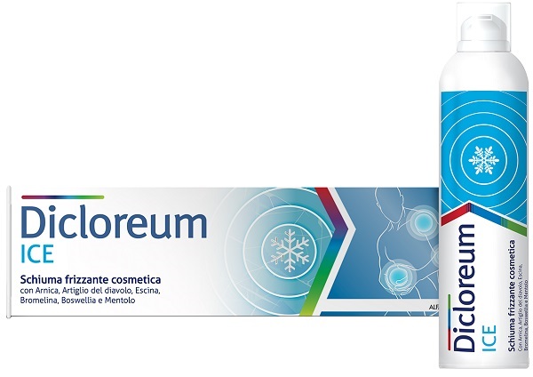 DICLOREUM ICE SCHIUMA FRIZZANTE 150 ML - Antica Farmacia Ferrari