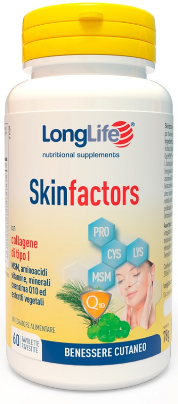 LONGLIFE SKIN FACTORS 60 TAVOLETTE RIVESTITE - Antica Farmacia Ferrari