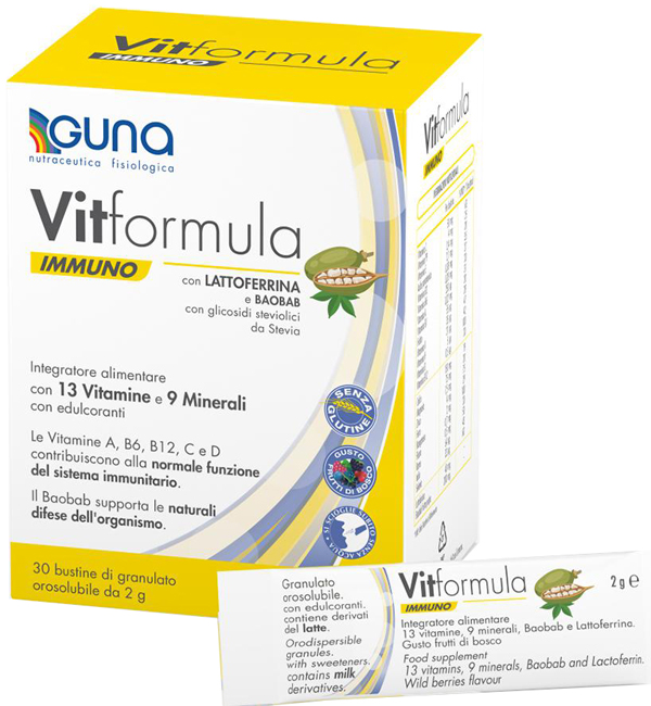 VITFORMULA IMMUNO 30 STICK DA 2 G - Oltrefarma