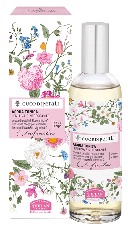CUOR DI PETALI INFINITA ACQUA TONICA LENITIVA RINFRESCANTE 100 ML - Antica Farmacia Ferrari