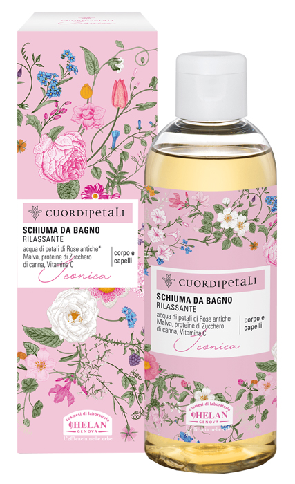 CUOR DI PETALI ICONICA SCHIUMA BAGNO RILASSANTE 210 ML - Oltrefarma