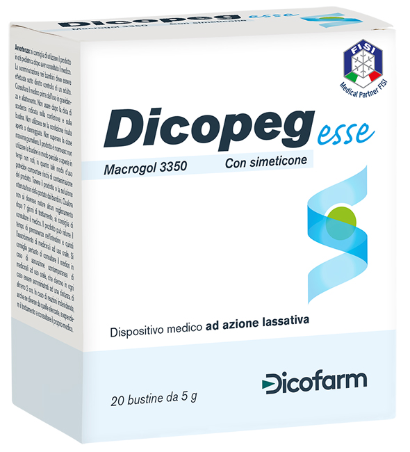 DICOPEG ESSE 20 BUSTE 5 G MACROGOL 3350 - Antica Farmacia Ferrari