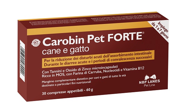 CAROBIN PET FORTE 30 COMPRESSE - Antica Farmacia Ferrari