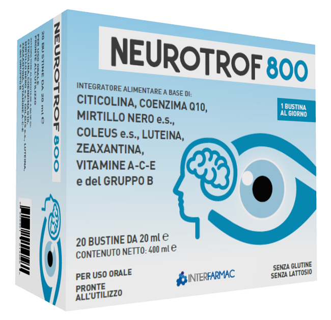 NEUROTROF 800 20 BUSTINE 20 ML - Oltrefarma