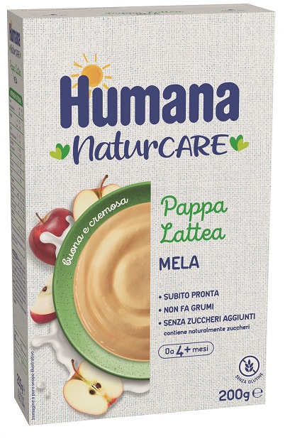 HUMANA PAPPA LATTEA MELA 200 G - Oltrefarma