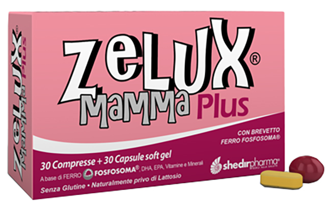 ZELUX MAMMA PLUS 30 COMPRESSE + 30 CAPSULE SOFT GEL - Oltrefarma