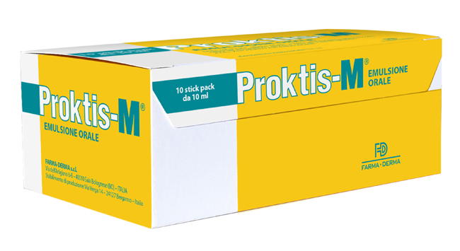 PROKTIS-M EMULSIONE ORALE 10 STICK DA 10 ML - Antica Farmacia Ferrari