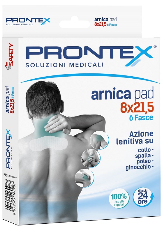 FASCIA PRONTEX ARNICA PAD 8 X 21 ,5 6 PEZZI - Antica Farmacia Ferrari