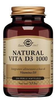 NATURAL VITA D3 1000 100 PERLE SOFTGEL - Antica Farmacia Ferrari