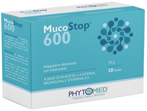 MUCOSTOP 600MG 20 BUSTINE DA 3,5 G - Antica Farmacia Ferrari
