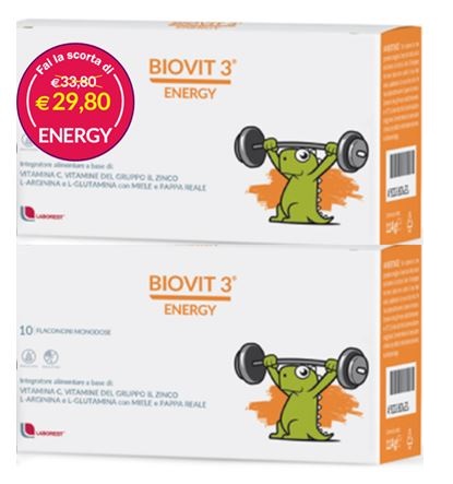 BIOVIT 3 ENERGY MULTIPACK 10 FLACONI X 2 - Oltrefarma