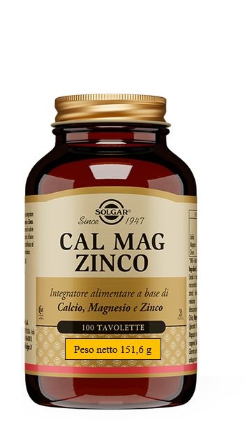 CAL MAG ZINCO 100 TAVOLETTE - Antica Farmacia Ferrari