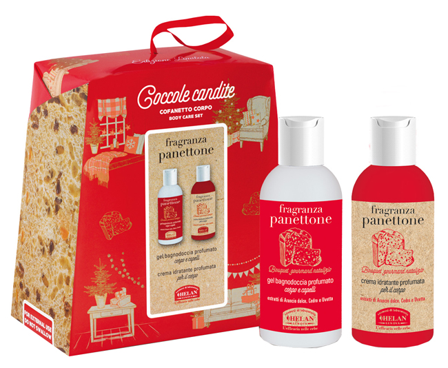 COFANETTO PANETTONE CORPO 1 GEL BAGNODOCCIA PROFUMATO 100 ML + 1 CREMA IDRATANTE PROFUMATA 100 ML - Oltrefarma
