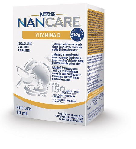 NANCARE VITAMINA D GOCCE 10 ML - Antica Farmacia Ferrari