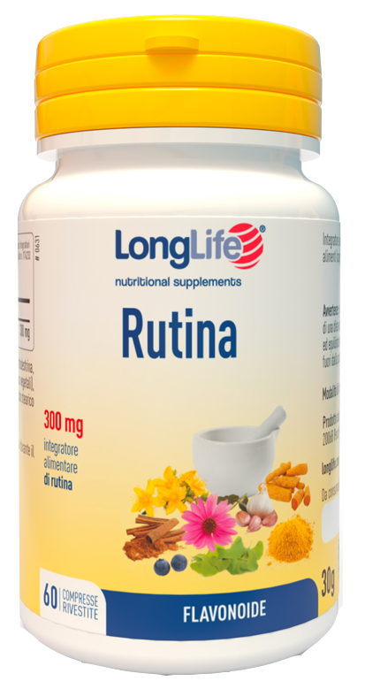 LONGLIFE RUTINA 300 MG 60 COMPRESSE RIVESTITE - Oltrefarma
