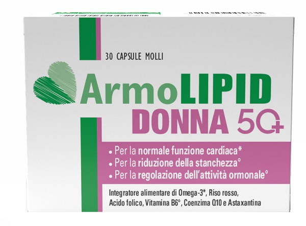 ARMOLIPID DONNA 50+ 30 CAPSULE MOLLI - Oltrefarma