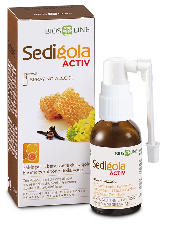 APIX SEDIGOLA ACTIV SPRAY GOLA 30 ML - Antica Farmacia Ferrari