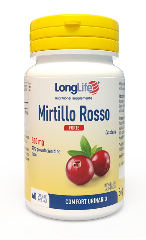 LONGLIFE MIRTILLO ROSSO FORTE 60 CAPSULE VEGETALI - Oltrefarma