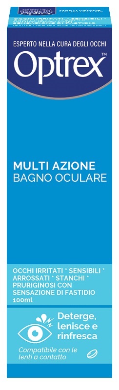 BAGNO OCULARE OPTREX MULTI AZIONE 100 ML - Antica Farmacia Ferrari