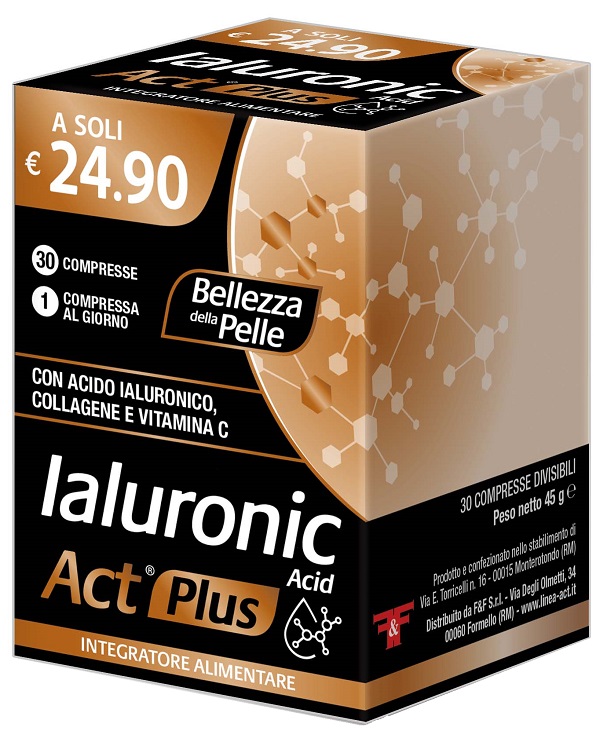 IALURONIC ACID ACT PLUS 30 COMPRESSE DIVISIBILI - Antica Farmacia Ferrari