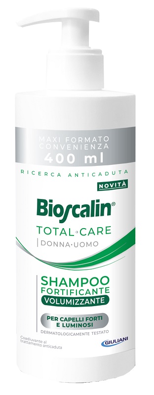 BIOSCALIN TOTAL CARE SHAMPOO FORTIFICANTE VOLUMIZZANTE 400 ML - Antica Farmacia Ferrari